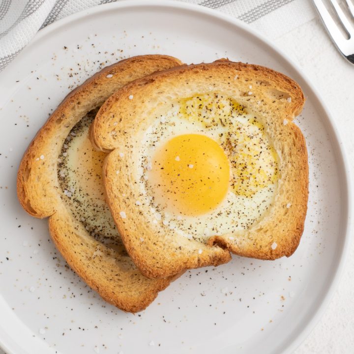 Air Fryer Eggs in a Basket | Air Frying Foodie