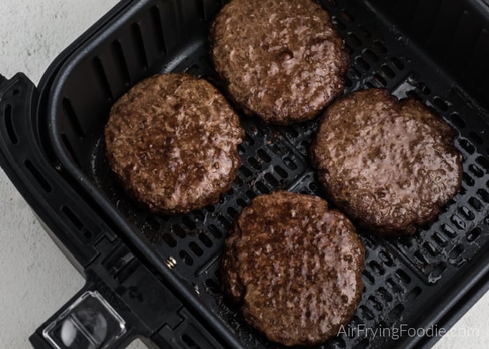 Air Fryer Hamburgers - Air Frying Foodie