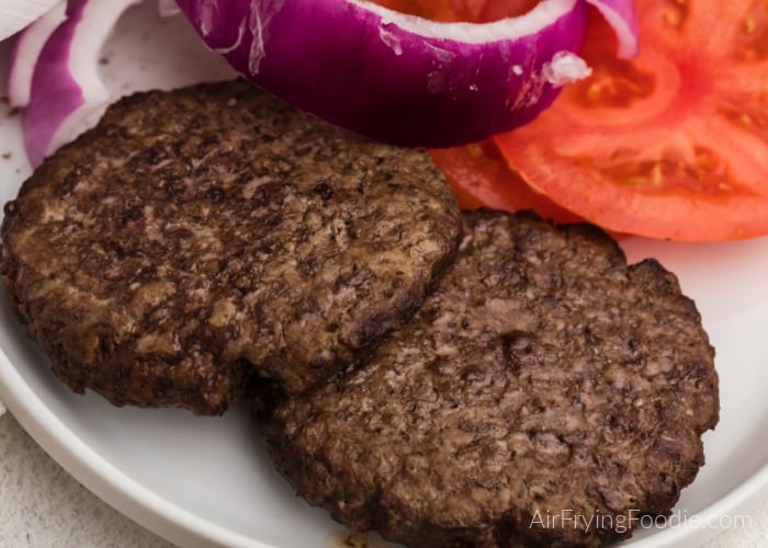 Air Fryer Hamburgers - 57