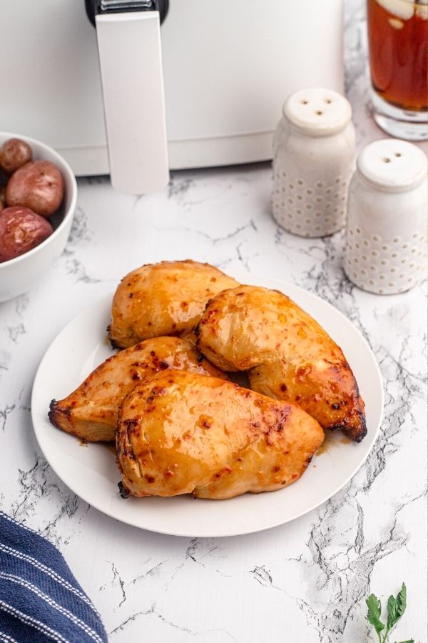 Air Fryer Peach Glazed Chicken - 37