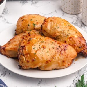 Air Fryer Peach Glazed Chicken - 77