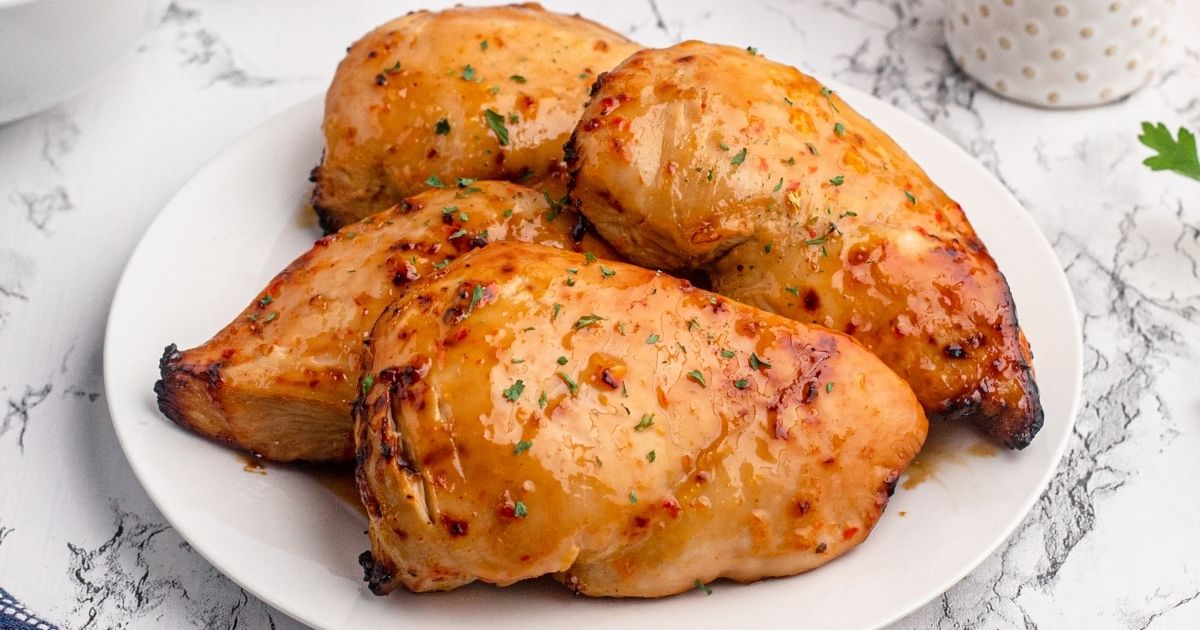 Air Fryer Glazed Chicken 