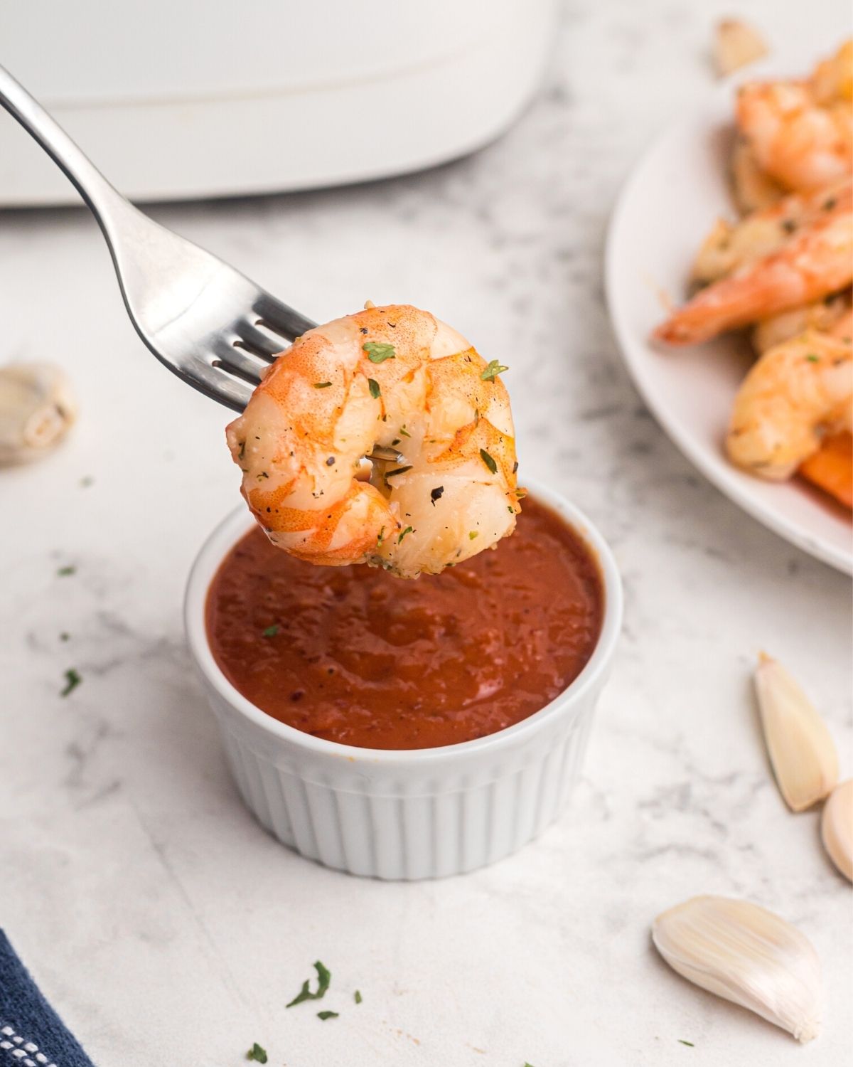 Air Fryer Garlic Butter Shrimp | Air Frying Foodie