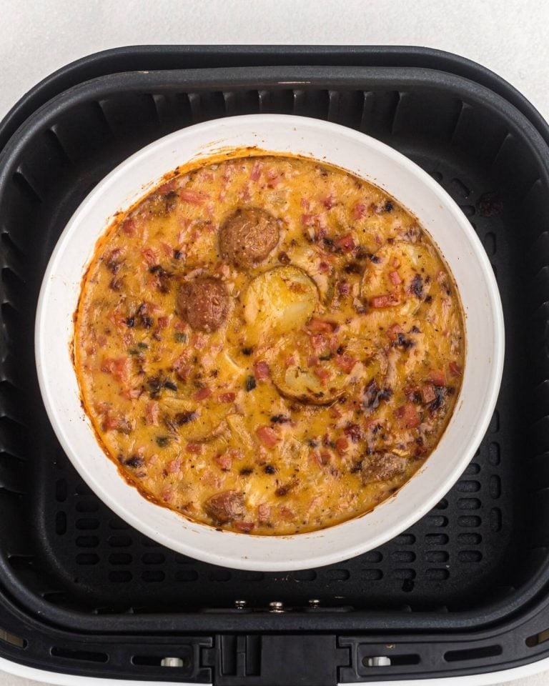 Air Fryer Ham and Potato Casserole Air Frying Foodie
