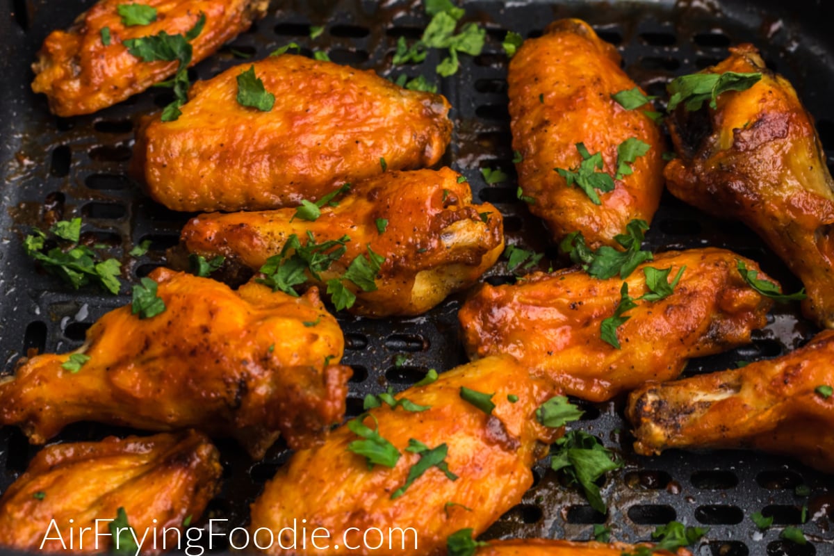 Air Fryer Frozen Chicken Wings - Chef Lola's Kitchen