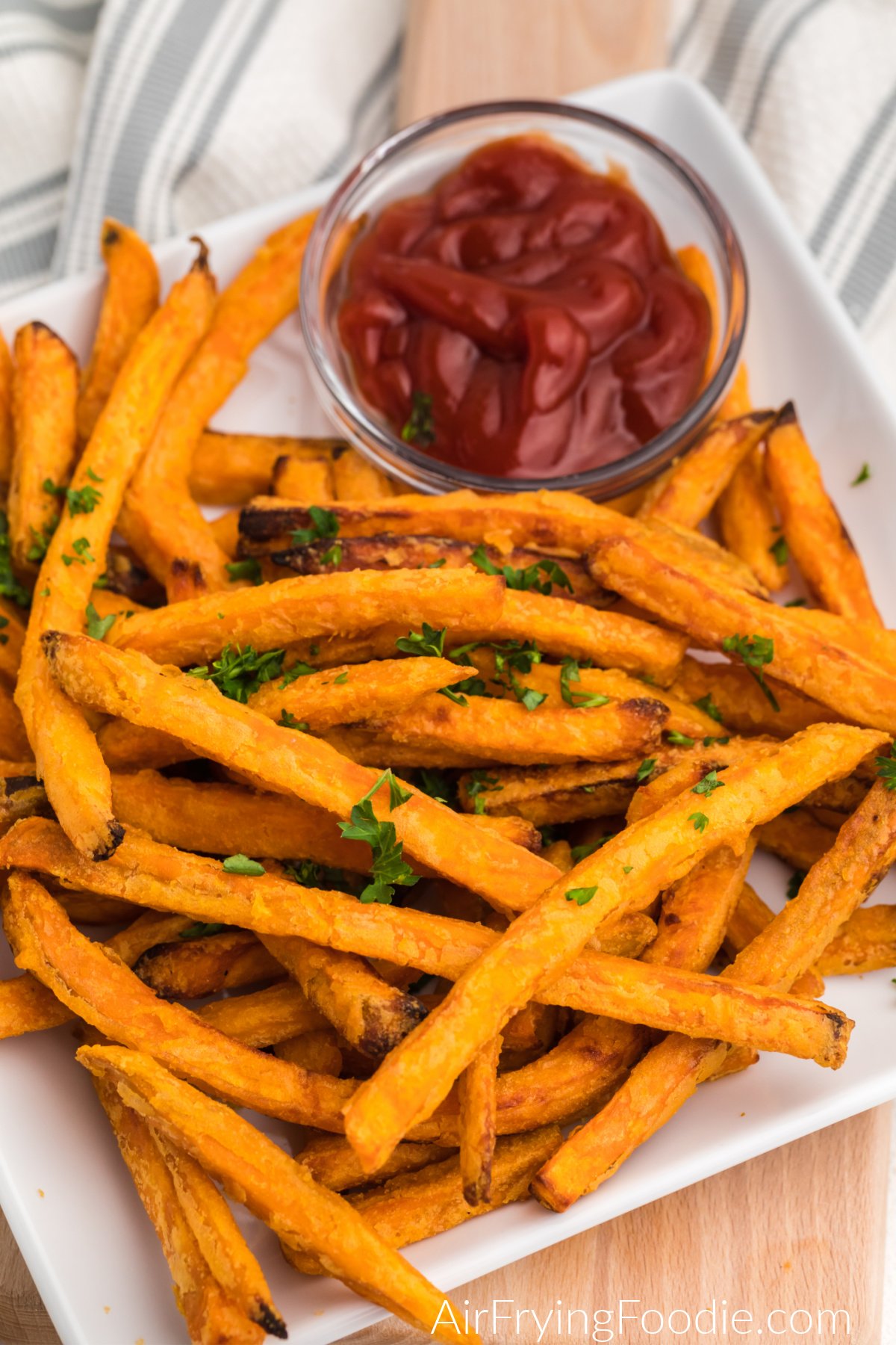 Crispy Frozen Sweet Potato Fries In Air Fryer - 11