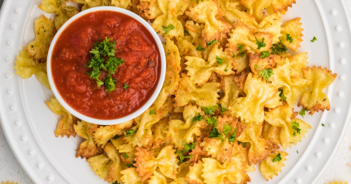 Air Fryer Pasta Chips Air Frying Foodie