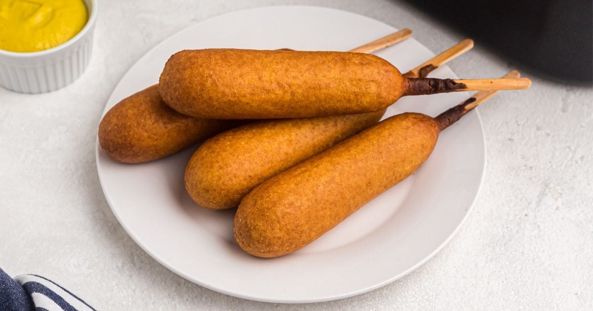 Air Fryer Corn Dogs - Air Frying Foodie