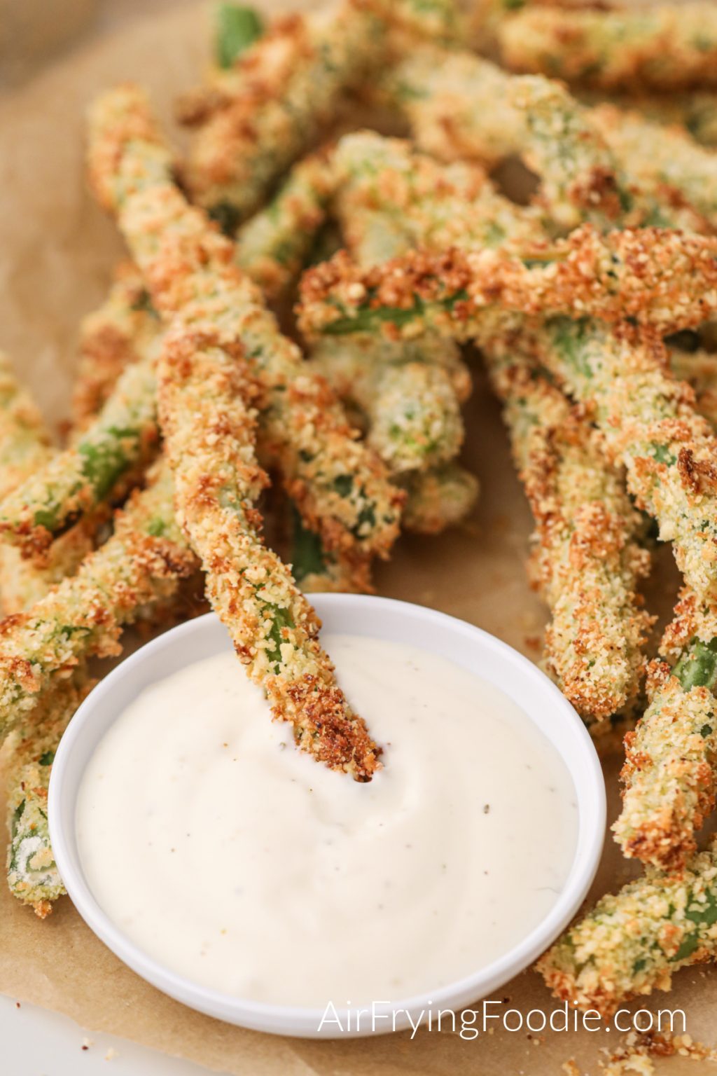 Crispy Air Fryer Green Bean Fries Air Frying Foodie