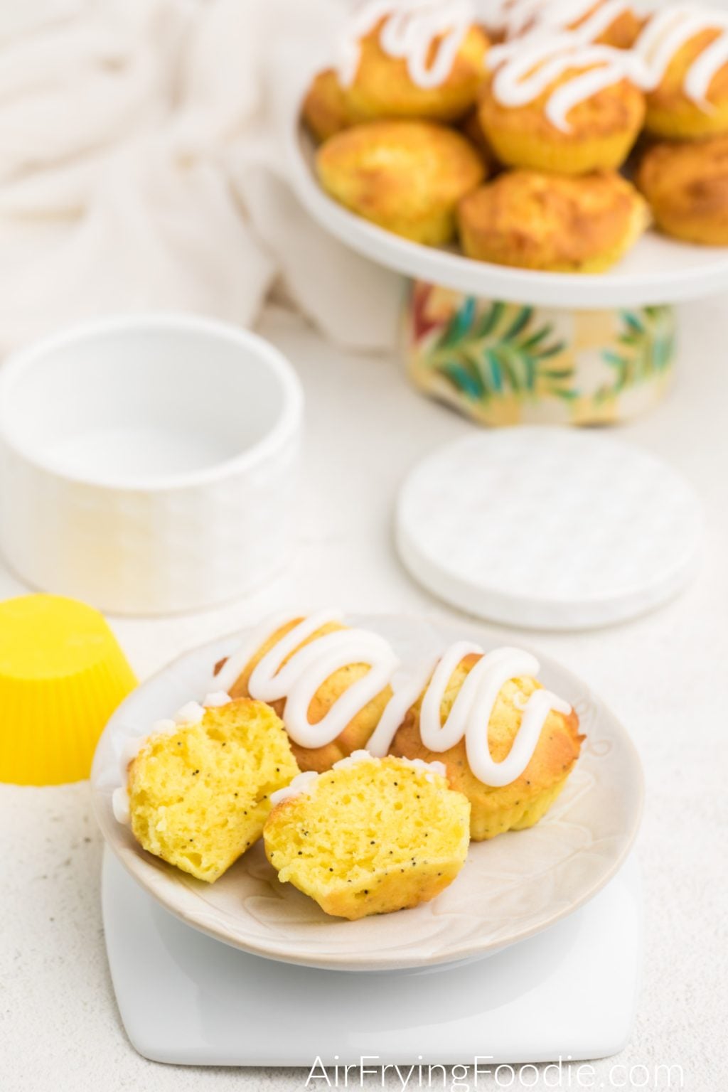 Air Fryer Lemon Poppy Seed Muffins Air Frying Foodie