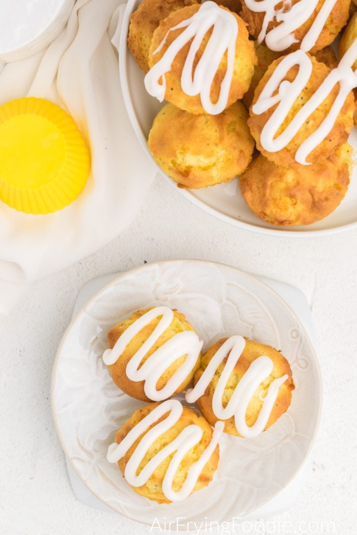Air Fryer Lemon Poppy Seed Muffins Air Frying Foodie