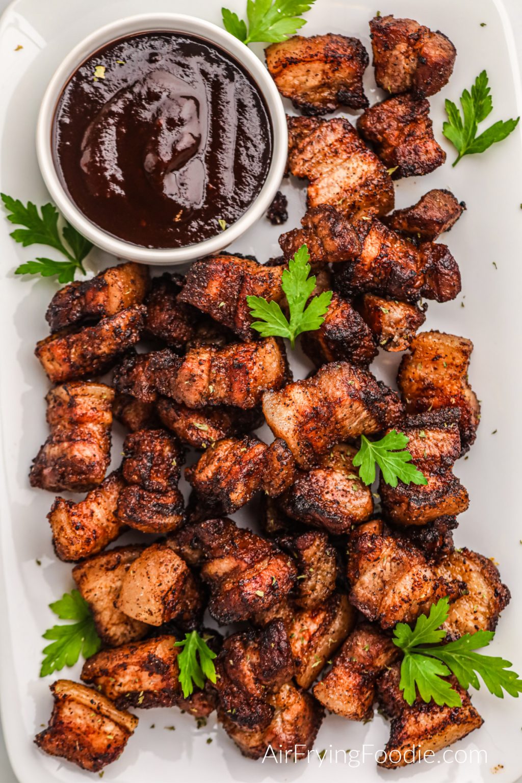 Crispy Air Fryer Pork Belly Bites Air Frying Foodie