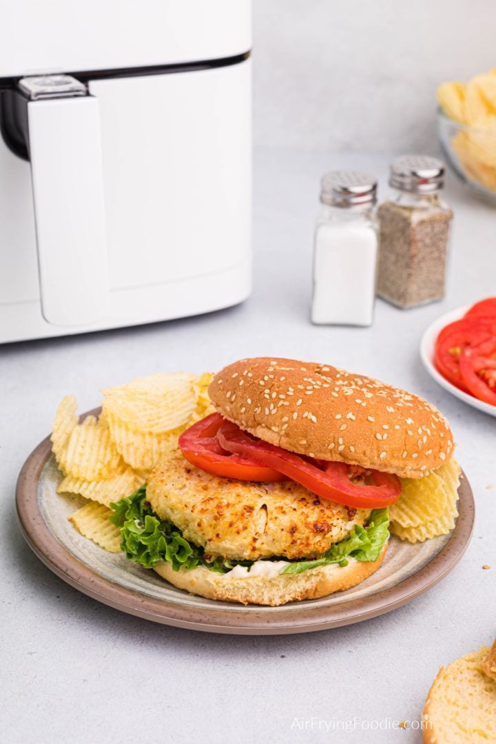 Air Fryer Chicken Burgers Air Frying Foodie 7975