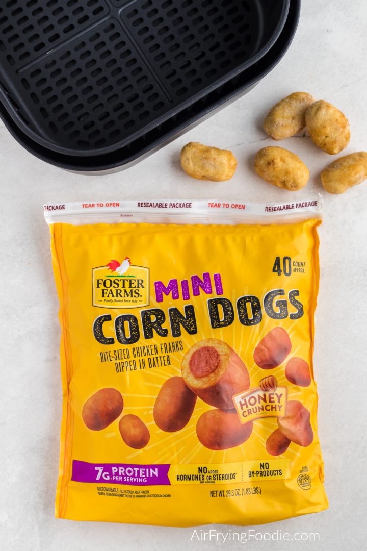 Air Fryer Mini Corn Dogs Air Frying Foodie