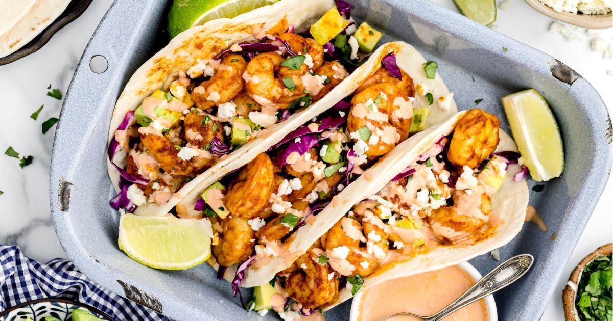 Air Fryer Shrimp Tacos