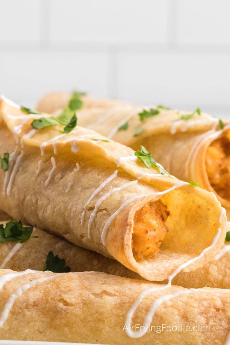 Air Fryer Chicken Taquitos Air Frying Foodie