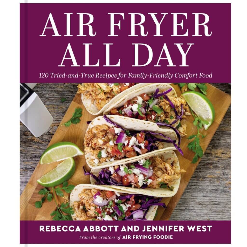 Copy of air fryer all day book cover.