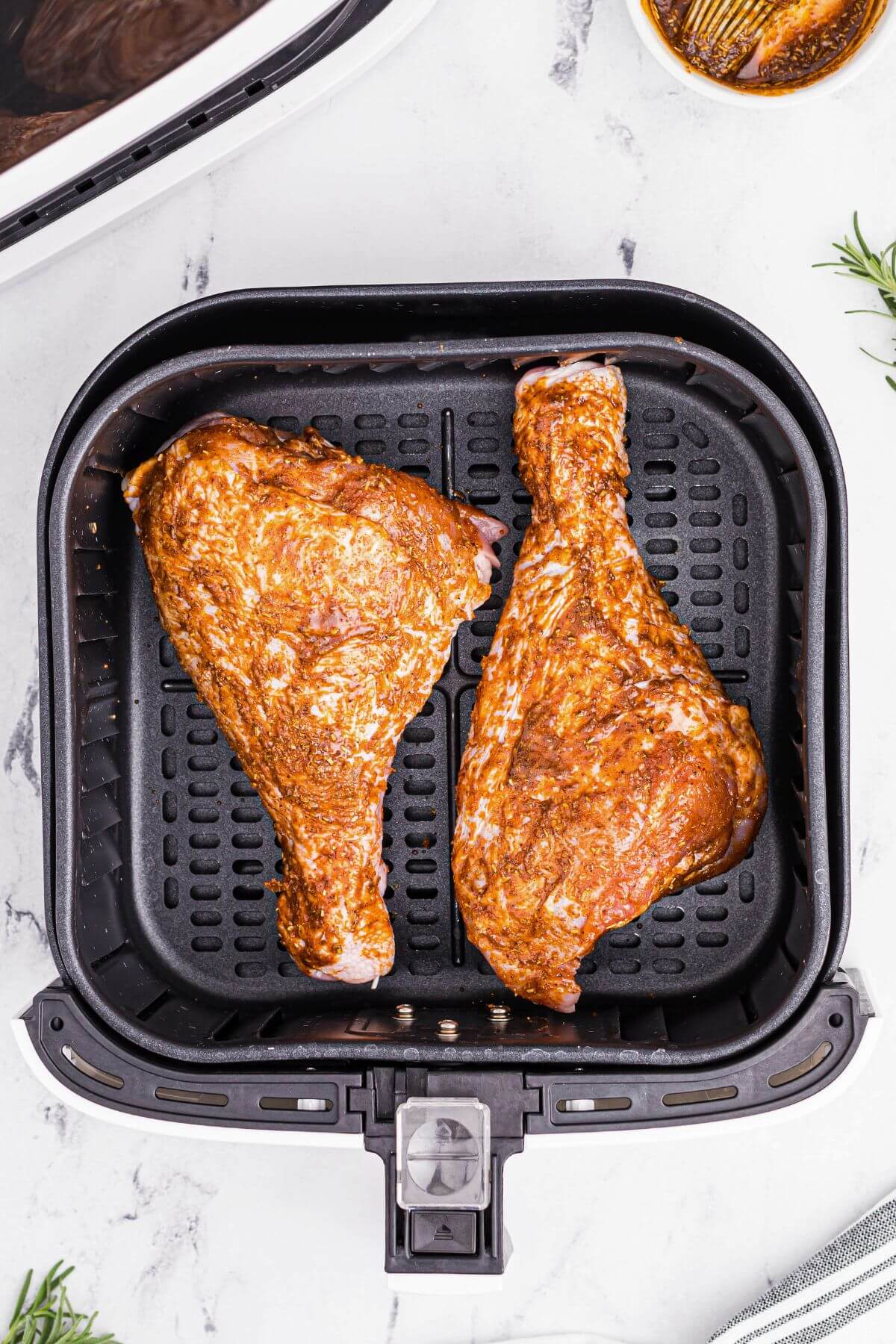 Easy Air Fryer Turkey Legs Recipe - Upstate Ramblings