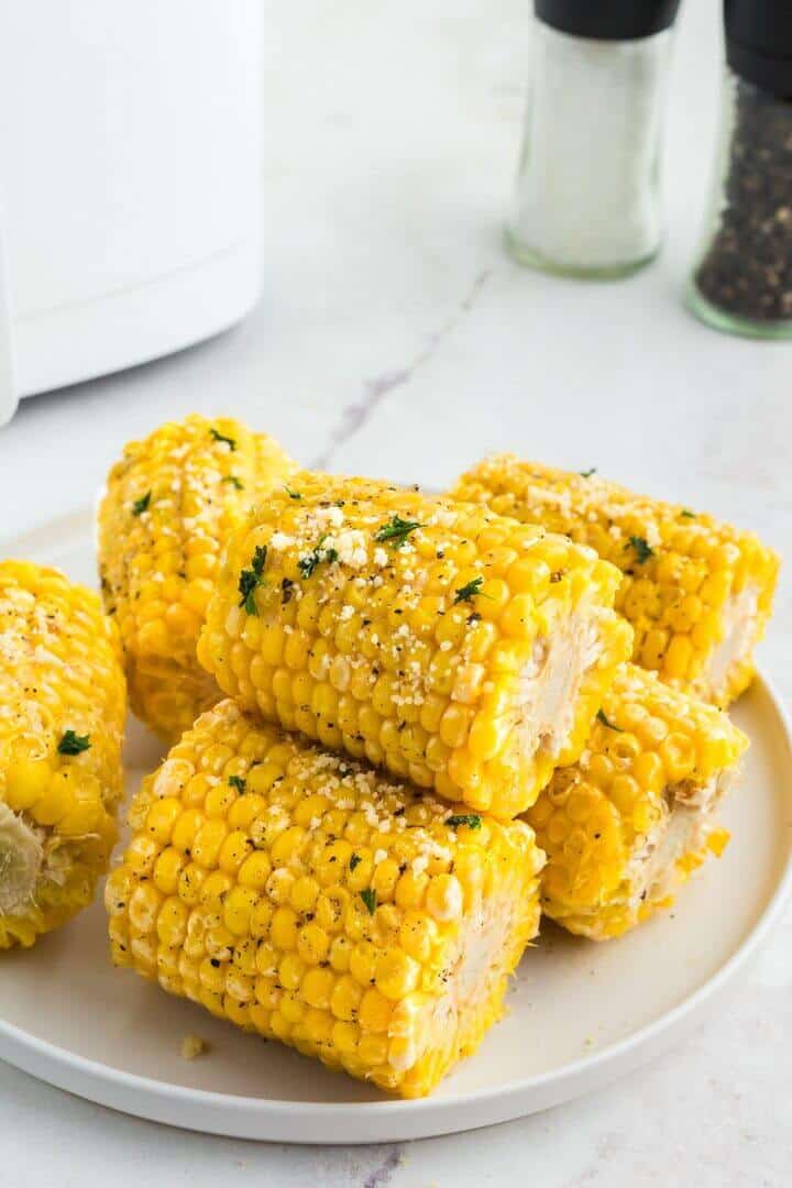 Air Fryer Frozen Corn on the Cob | Air Frying Foodie