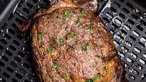 Frozen Steak in the Air Fryer