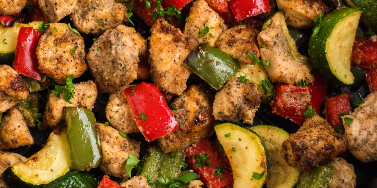 Air Fryer Chicken and Vegetables | Air Frying Foodie