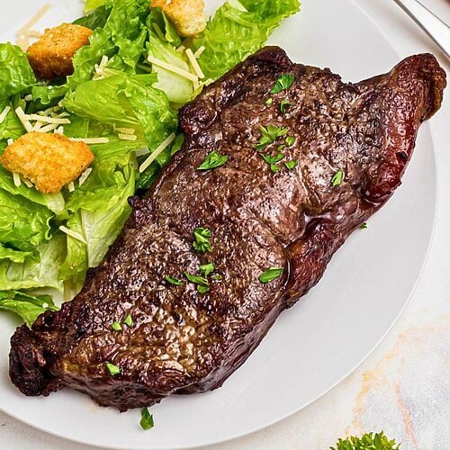 Air Fryer New York Strip Steak