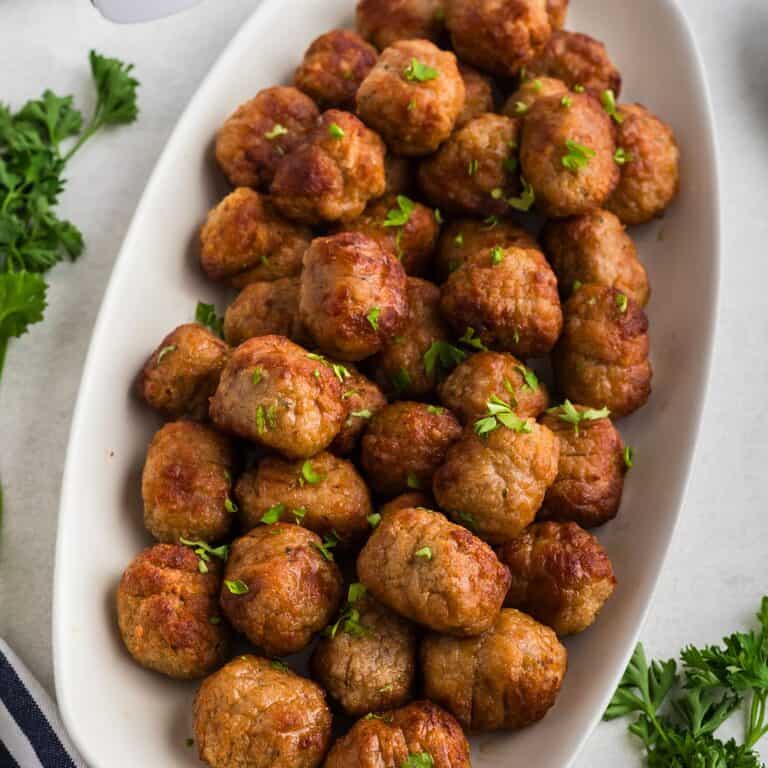 Air Fryer Frozen Meatballs | Air Frying Foodie