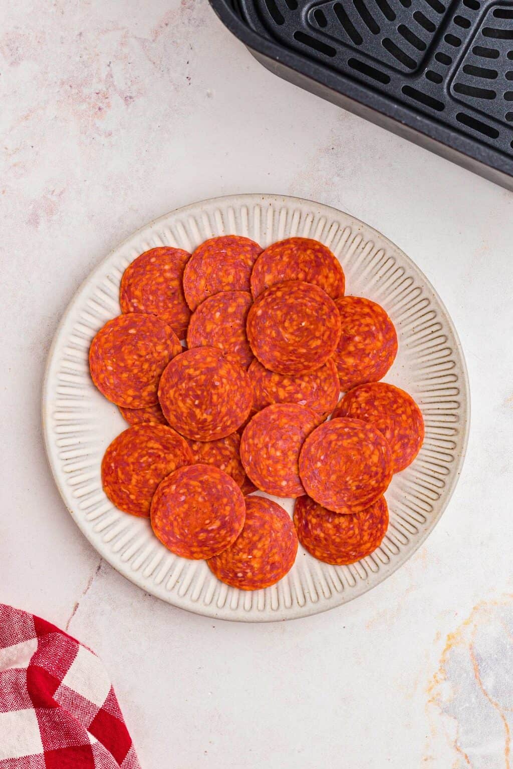 Air Fryer Pepperoni Chips | Air Frying Foodie