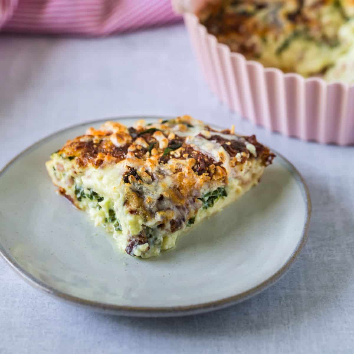 High Protein Air Fryer Breakfast Pizza